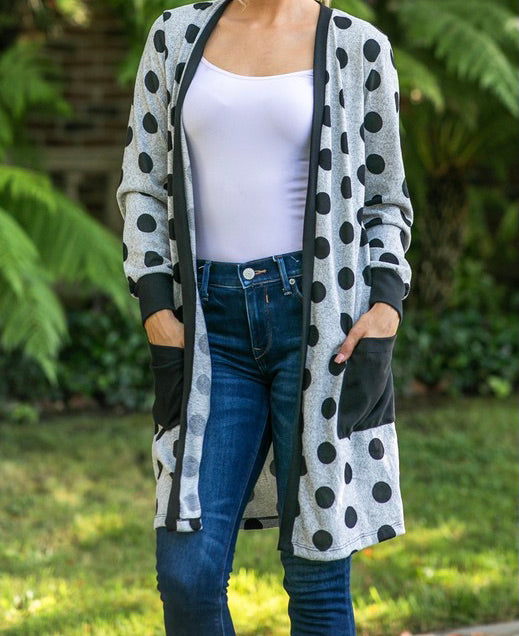 The Spotted Cardigan