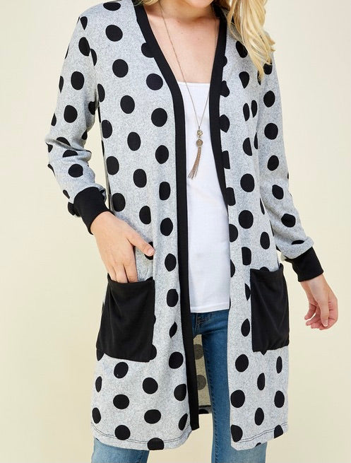The Spotted Cardigan